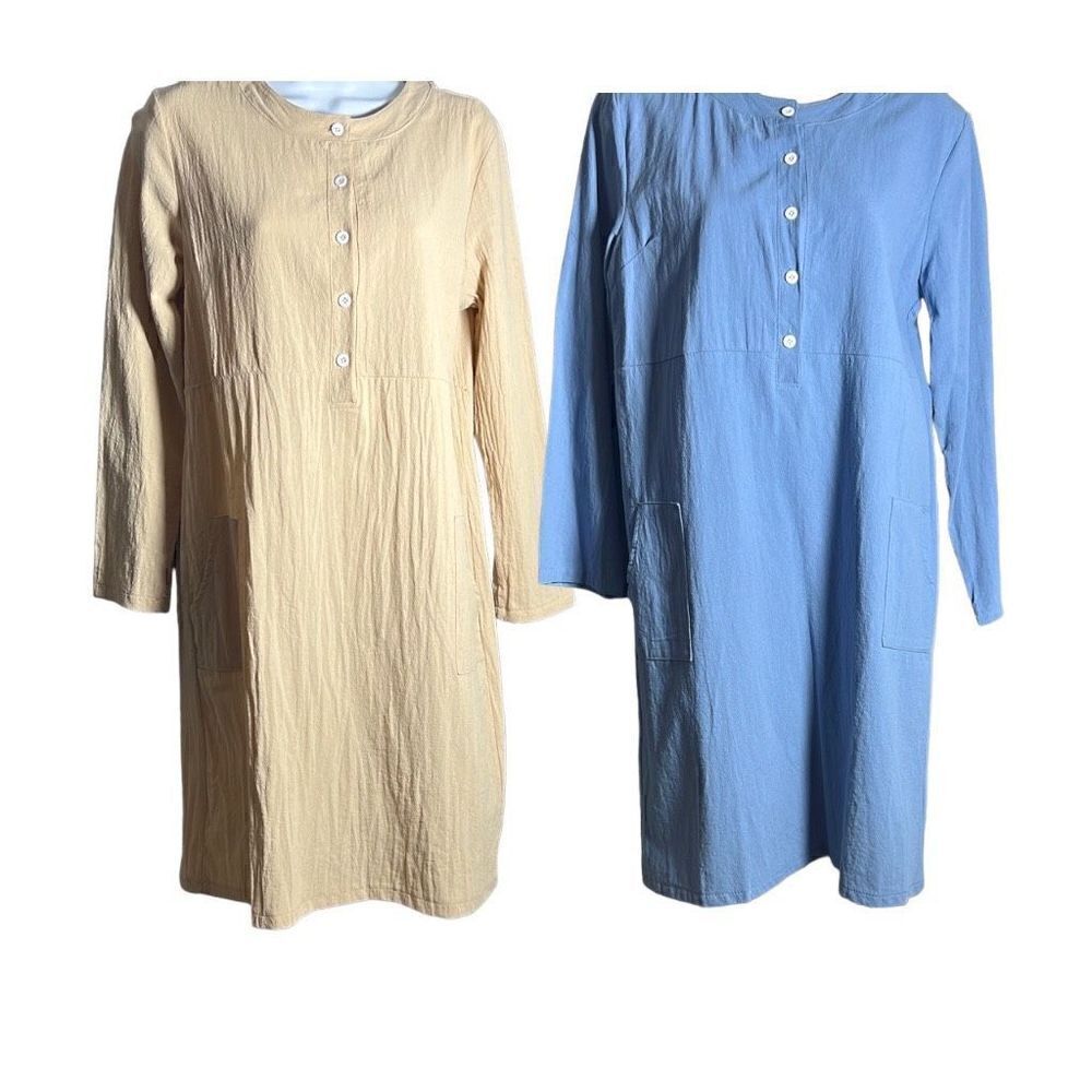 Bundle 2 Kaftan Style Midi Dress Size M